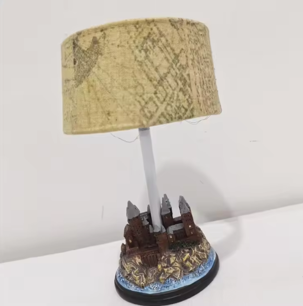 Castle Table Lamp: Hogwarts-inspired Resin Ornament